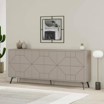 Buffet da soggiorno Elysium 184x35h77 cm in cemento
