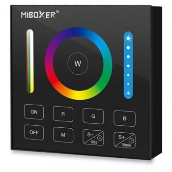 Controle de Parede RGB+CCT Táctil B0 Preto - LEDBOX