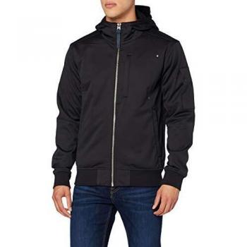G-Star Raw City Zip Hooded Softshell Coat, Black