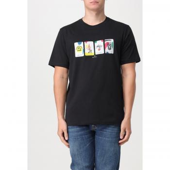 T-Shirt Paul Smith Tarot Cards Cotone Nero Taglia L