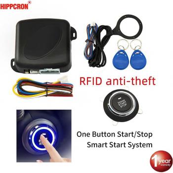 Hippcron Car Alarm System with Push Button Start