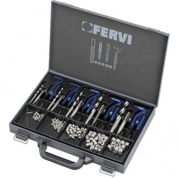 Assortiment de réparation de filetage en inox UNF 1/4-1/2 115 pcs