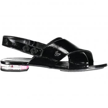 Calvin Klein Women's Black Flat Sandals Size 7 US
