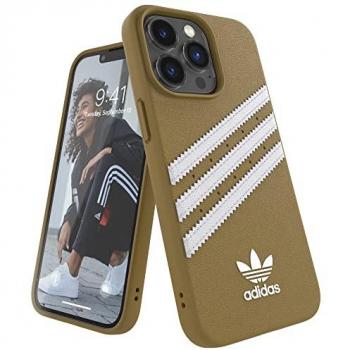 Adidas Or Molded PU Case for iPhone 13 Pro / 13 Beige-Gold