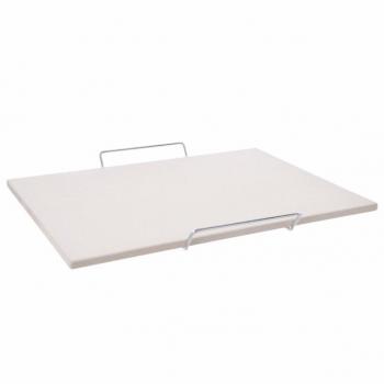 Baking Stone for Pizza with Handles 44x30 cm
