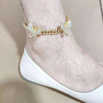Pulseras de tobillo de cristal AAA de Australia