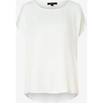 More & More T-Shirt mit U-Boot-Ausschnitt, Größe 42 - women - Offwhite - 42