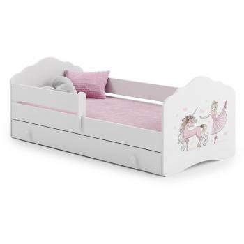 Lit Enfant 160x80 cm – Tiroir, Sommeil, Barrière Sécurité