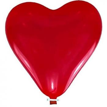 Amscan Valentinstagsballons, Herzform, 10er Pack