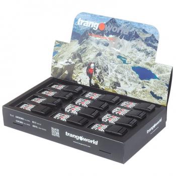 Cinturón Trangoworld TW negro blanco (24 unidades)