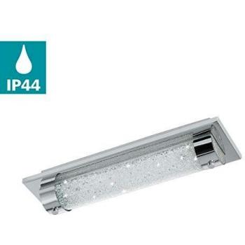 Plafón LED Cromo Tolorico 35 cm – Modelo EGLO, 8 W Luz Neutra