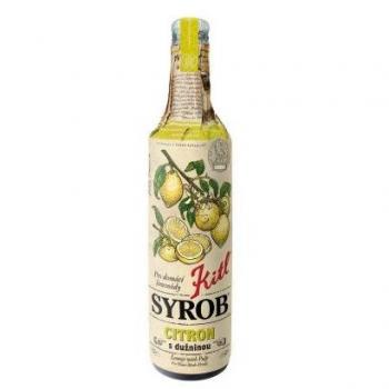 Kitl Syrob Bio Lemon with pulp syrup for homemade lemonade 500 ml