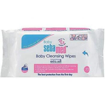 Sebamed Gentle Cleansing Wipes for Babies, Pack of 60