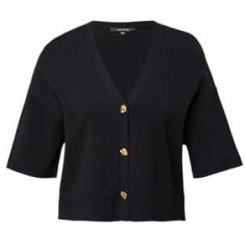Comma Strickjacke mit V-Ausschnitt und goldenen Details