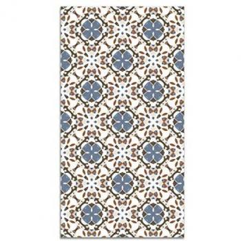 Tapis oriental en vinyle bleu 120x170cm
