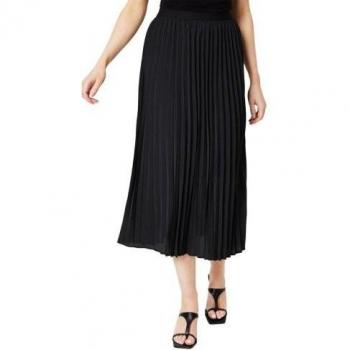 Principles Ladies Pleated Skirt - Black - Size 14