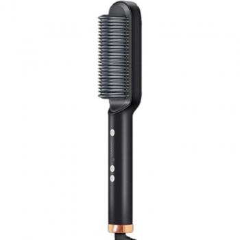 PTC Hair Curler and Straightener Brush
