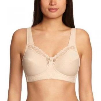Sujetador para mujer Bestform Cotton Comfort Taza Completa, Beige (Nude), 110E