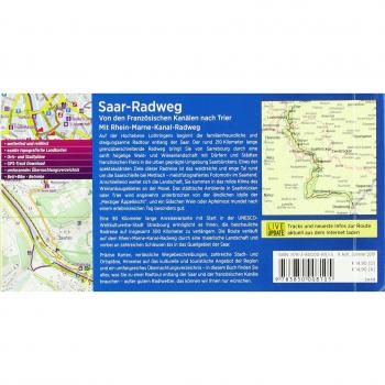 Saar-Radweg: Von den Französischen Kanälen nach Trier - Mit Rhein-Marne-Kanal-Radweg, 210 km