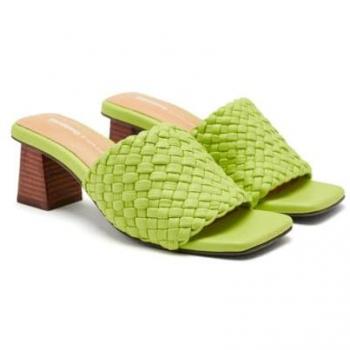 Mules de Piel Trenzada Colrain