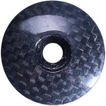 Carbon Fiber Bike Headset Cap - Gloss/Matte Black