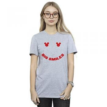 Big Smiling Mickey Boyfriend Shirt