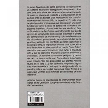 La reforma progresista del sistema financiero (Tapa blanda).