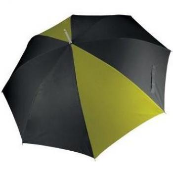 Paraguas Golf Kimood ABRIMÁTICO Unisex 2 Pack, Preto/Lima
