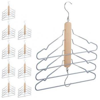 Set 10 Perchas Ahorro de Espacio