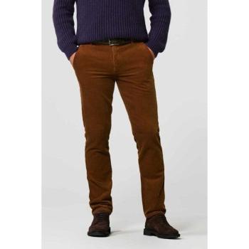 Meyer „Bonn“ Superstretch Cord-Hose Herren Braun – 98 % Baumwolle, 2 % Elasthan, Regular Fit, Langhosen