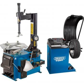 Draper Heavy Duty Electric Tyre Changer and Wheel Balancer Kit (Model No. 240v)