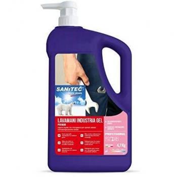 Lavamani con microgranuli SANITEC Industrial Gel agrumi 4,7 kg - 1045