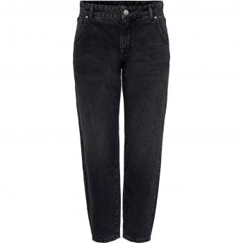 Jean Carotte Noir Coton Printemps