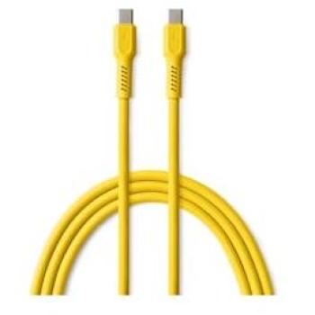 Câble de Charge USB-C 60W Jaune pour Xiaomi et Oppo