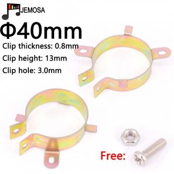 5‑Pack Zinkbeschichtete Kondensatorklammern für Montageclips (22–50 mm)