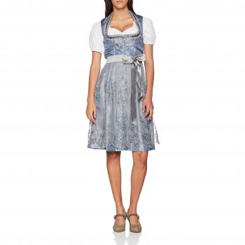 Damen-Dirndl Stockerpoint Liguria Rauchblau Smoke Größe 42