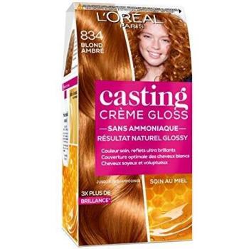 L'Oréal Paris Casting Crème Gloss Coloration Ton sur Ton pour Cheveux - Sans Ammoniaque - Blond Ambré