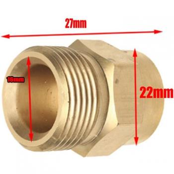2 Stück Schnee Schaum Lanze Adapter 1/4 F-M22 für Kranzle Karcher