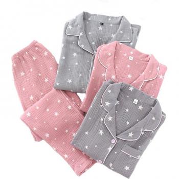 Starry Sky Couples Cotton Pajamas