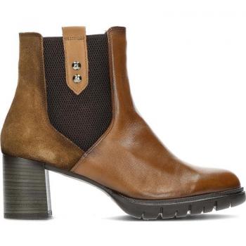 Botines Fluchos Camyl D-8850 Negro - Cuero Auténtico - Cómodos y Calentitos