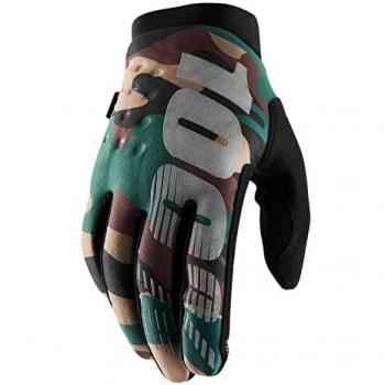 Guanti da Cross 100% Brisker Camo-Nero