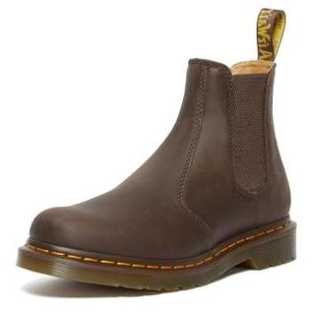 Botas Baixas Dr. Martens 2976 YS Marrom Escuro Crazy Horse