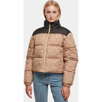 Urban Classics Damen AOP Retro Pufferjacke - Größe S