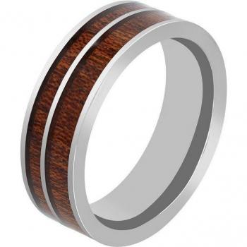 Anillo Akzent Masculino: Tungsteno + Madera – 62 – 0097