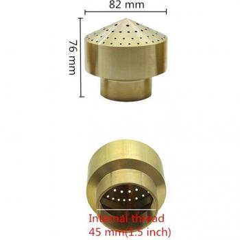 Brass 1/1.5/2 Fireworks Fountain Nozzle – Female Thread – DN25/40/50