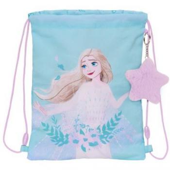 Saco Plano Junior Frozen II Hello Spring 26x34x1cm