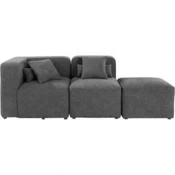 3‑Sitzer ANDAS Sundstrup – Modularer Sofasatz in Anthrazit