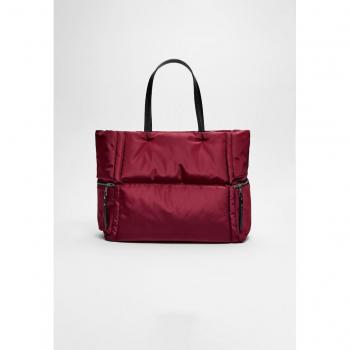 Cestino Shopper Granato Stradivarius Con Cerniera