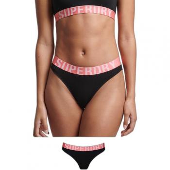 Braga Supedry Logo Grande Negro Rosa Mujer - 12