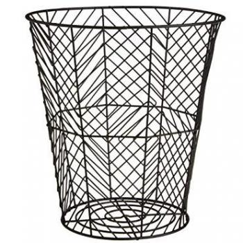 Vertex Iron Storage Basket - Black Powder Coat Finish